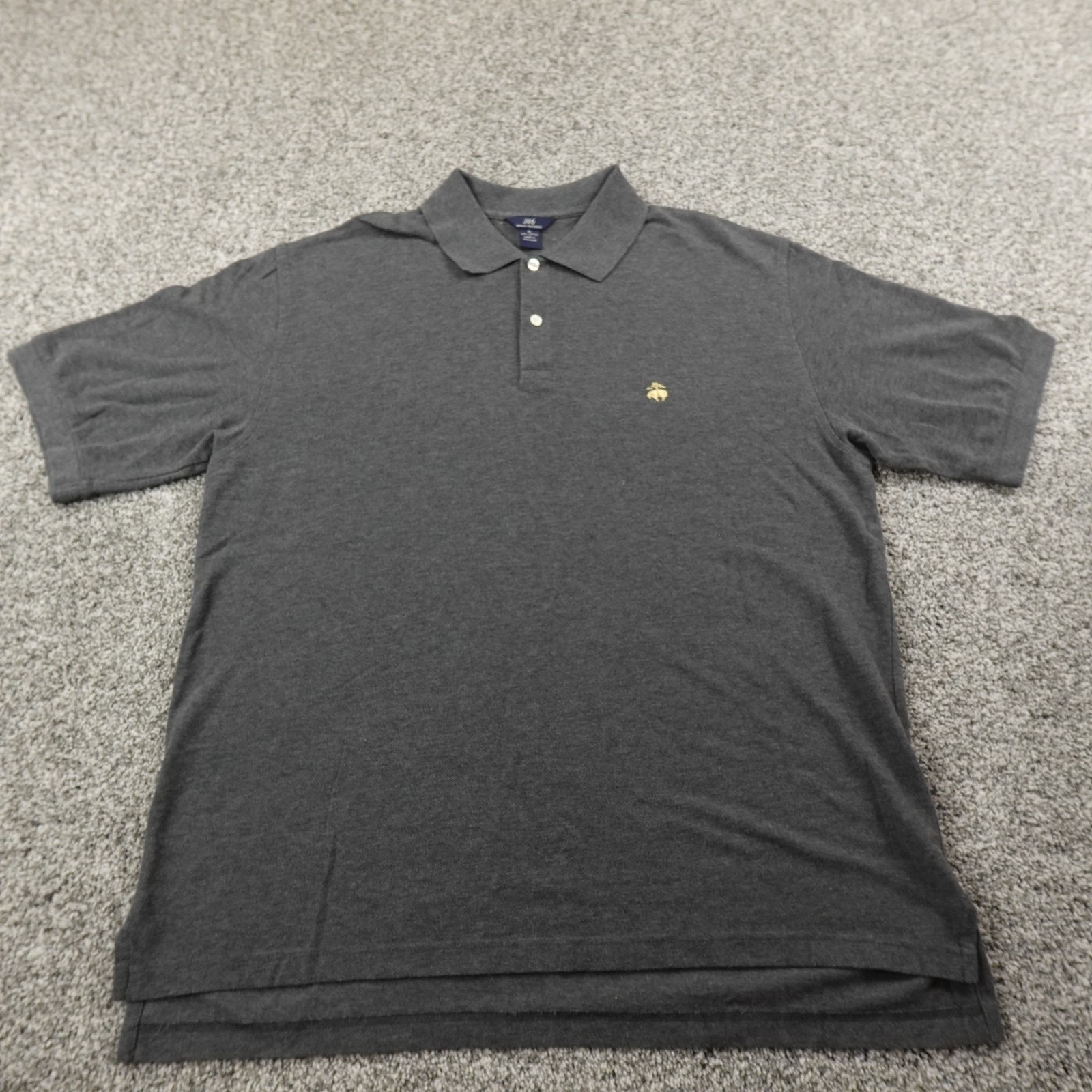 Brooks Brothers Polo Shirt Mens Xl Gray 346 Golden Fleece Golf Casual Preppy